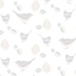 Wallpaper Just 4 kids pájaros pastel