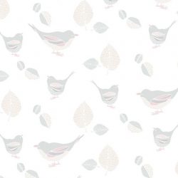 Wallpaper Just 4 kids pájaros pastel
